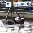 Herfst 2010: /De Werkhaven Hitland wordt uitgebaggerd.